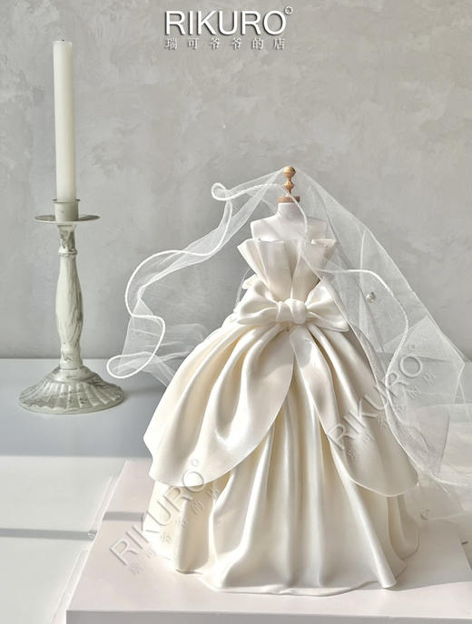 婚纱礼服裙 | 翻糖加高鲜果蛋糕 商品图3
