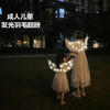 发光羽毛翅膀天使羽毛翅膀公主羽毛翅膀小女孩拍照表演道具花童女 商品缩略图0