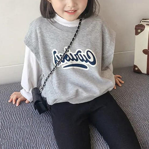 裁缝学苑TG109 假两件长袖童装儿童卫衣纸样衣服纸样打版裁剪图纸 商品图1
