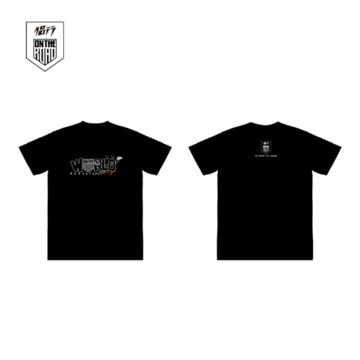 侣行 张昕宇梁红同款 感知世界概念T恤 宽松版重磅230克短袖 商品图5