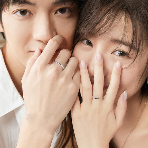 【青梅竹马对戒】Fanci范琦银饰轻奢情侣对戒 下单赠精美礼盒 顺丰空运+运费险 商品图3