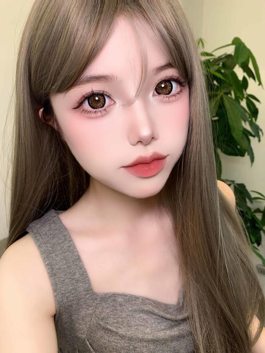 【大直径】Sheepcon-黑皮诺棕-14.5mm【年抛 度数0-1000度 含525/575】 商品图5