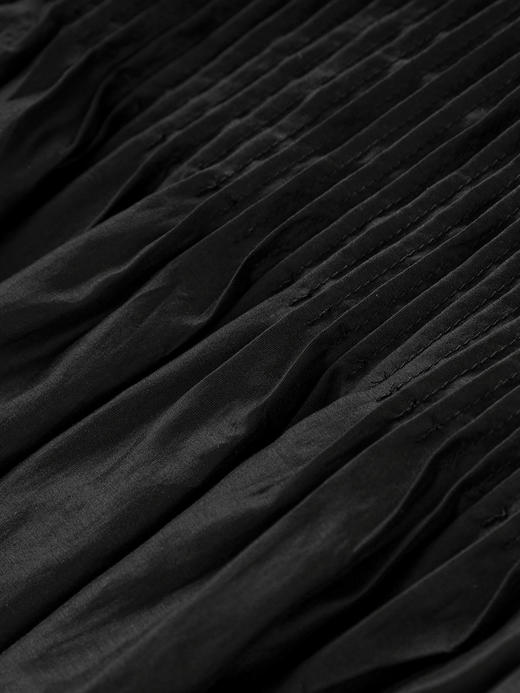 宽松通勤，法式压褶V领优雅遮肉显瘦气质女装上衣WLZD-2314410 商品图3