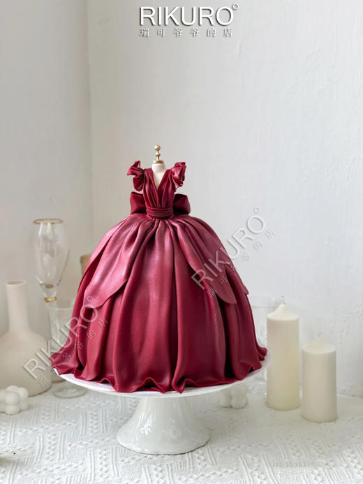 婚纱礼服裙 | 翻糖加高鲜果蛋糕 商品图2