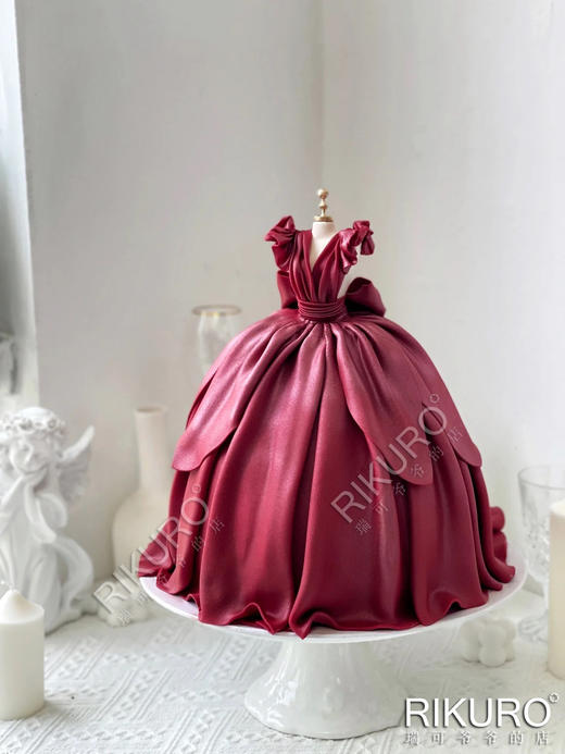 婚纱礼服裙 | 翻糖加高鲜果蛋糕 商品图1