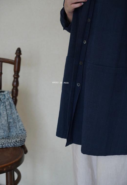 KHADI&CO 大口袋长款宽松衬衫 商品图4