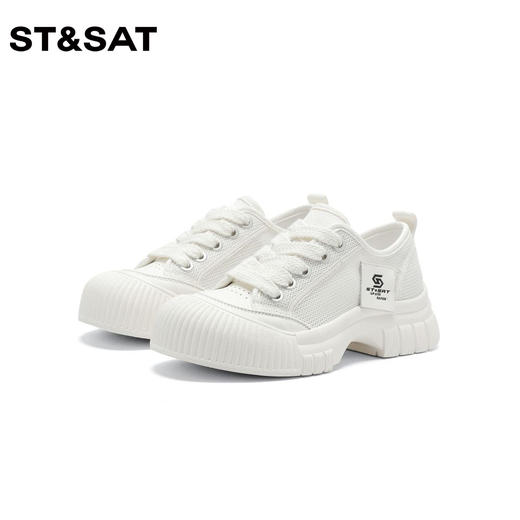 星期六丑萌大头鞋网面小白鞋女鞋SS32112D26 商品图1