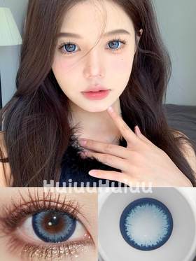 【大直径】Agenscolor-波斯菊蓝- 14.5mm 【年抛 度数0-1000度 无525/575】