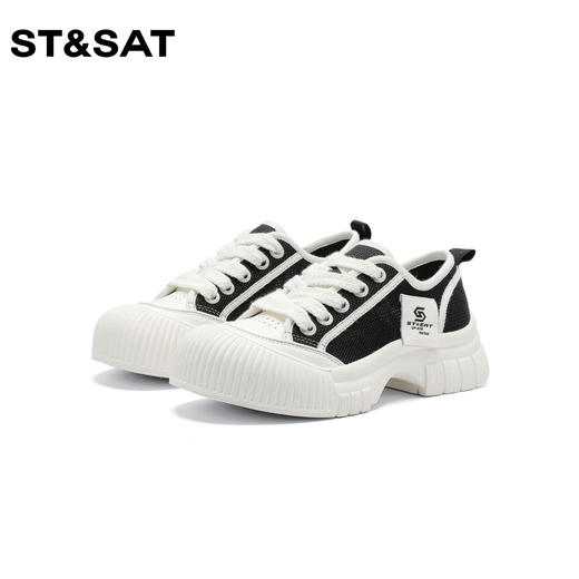 星期六丑萌大头鞋网面小白鞋女鞋SS32112D26 商品图6