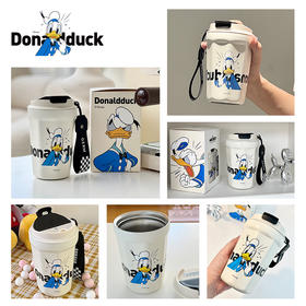 GERM唐老鸭系列菱形咖啡杯（贝壳白）