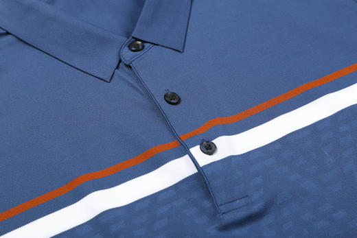 占姆士夏季新男士短袖T恤翻领POLO衫时尚休闲条纹上衣 商品图6