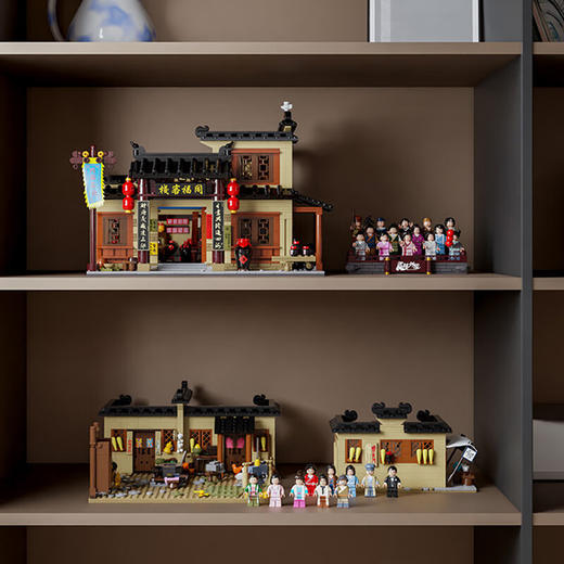 T 拼奇积木86221-同福客栈后院场景 商品图2