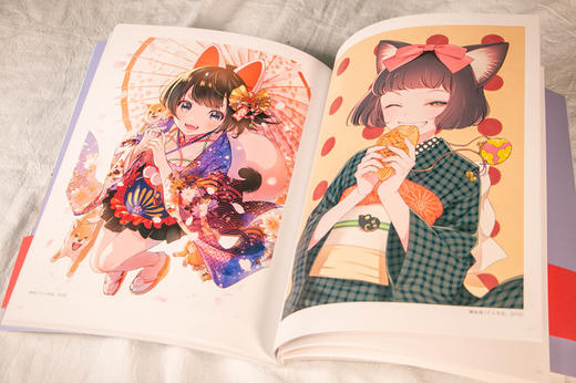 PIXIV知名插画家森仓圆首本画集，《四季恋歌：森仓圆作品集》“绊爱”的设计者 商品图2