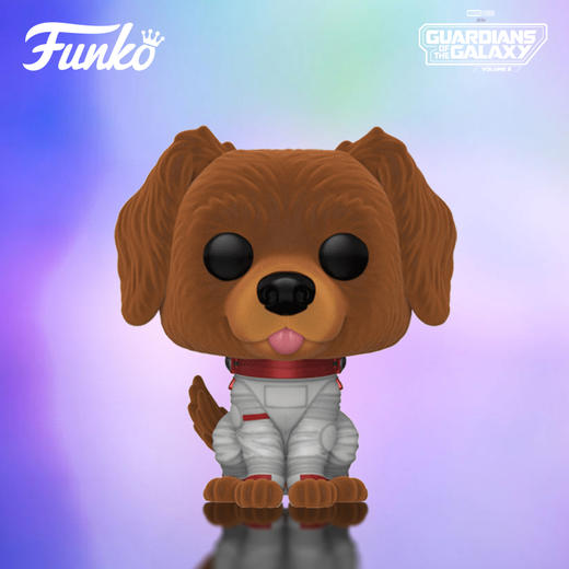 Funko POP! 美漫 银河护卫队3 限定植绒款太空狗公仔手办摆件 71061 商品图1