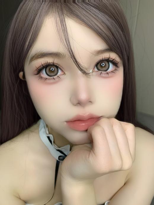 【大直径】Sheepcon-月光小兔粉-14.5mm【年抛 度数0-1000度 含525/575】 商品图2