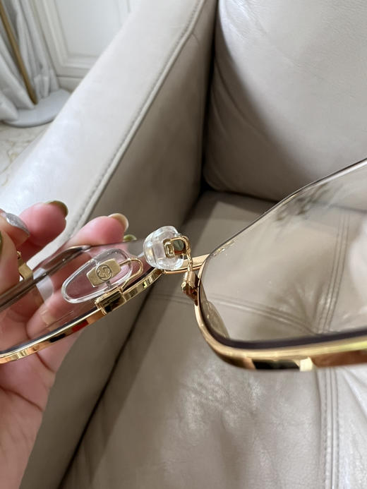 圆正尾货 GG蝴蝶造型 通透鹅黄色 凹造型 防晒 显脸小 太阳镜 商品图3