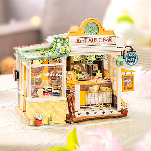 若态若来新品悠闲时光小店铺模型diy小屋手工酒吧冰淇淋女生礼物 商品图1