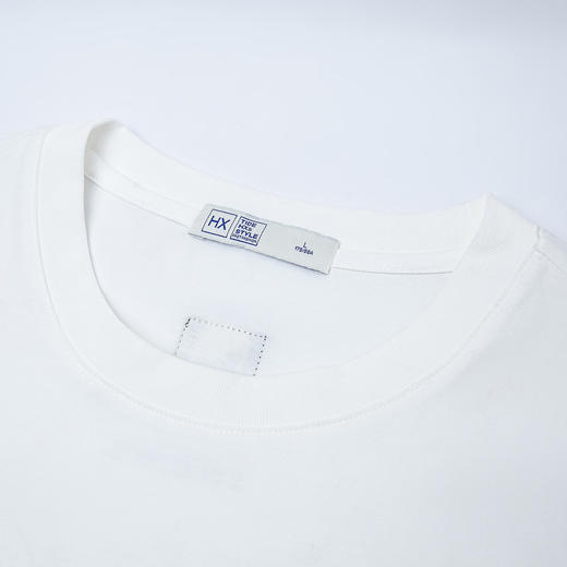 【断码清仓】HX 夏季圆领短袖T恤S102320841101/02 商品图4