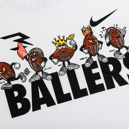 Nike 3brand 童装 秋 大童小童 短袖T恤 RWB-DT-0580 商品图4