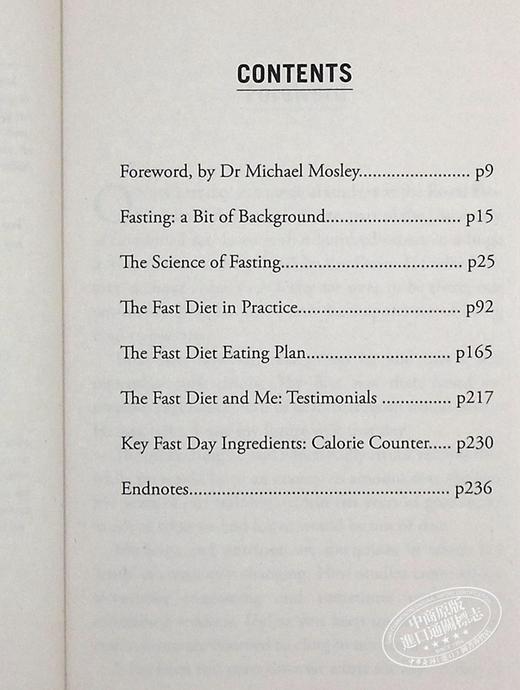 【中商原版】快速节食 轻断食 修订更新版 The Fast Diet Revised and Updated 英文原版 Michael Mosley 减肥 商品图4