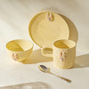 摩登主妇奶油熊兔INS风浮雕陶瓷碗盘一人食餐具可爱套装米饭碗盘 商品缩略图0