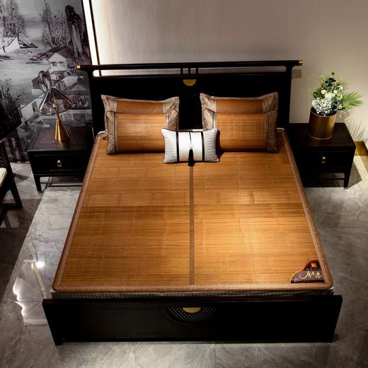 【凉而不冰！吸湿透气】清心冷静的夏日里，双面折叠竹席为你带来舒适与惬意，1.8米/1.5米大小随心选择，丰富多样的颜色款式搭配，加密编织，使用寿命更长！ 商品图10