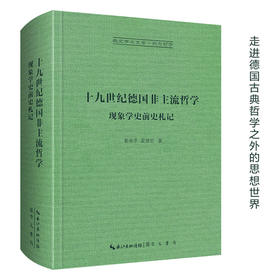 十九世纪德非主流哲学：现象学史前史札记-崇文学术文库·西方哲学01