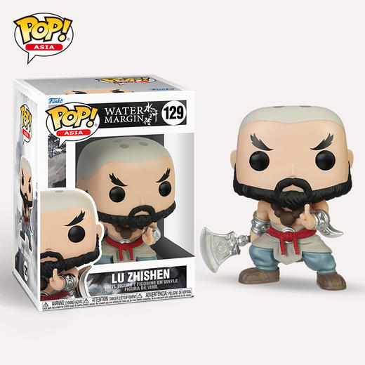 Funko POP! Asia Water Margin Lu Zhishen 亚洲限定 水浒传 鲁智深手办公仔摆件 62842 商品图2