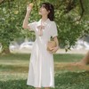 A696夏天初恋白色连衣裙女装2023夏季新款长裙子 商品缩略图1