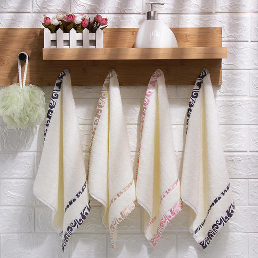 「买1送1！9.9元包邮」纯棉方巾大方巾祥云家用柔软洗脸吸水小毛巾宝宝儿童方巾居家布艺 商品图0