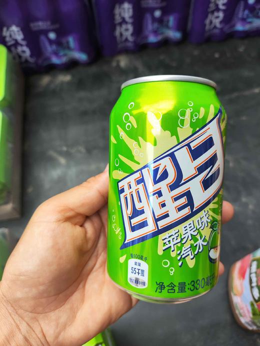 醒目苹果味汽水330ml 商品图0