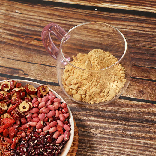 女士常备【古法五红粉】以红养红 红豆红枣花生红米枸杞粉 低温烘焙 10袋装/盒 商品图6