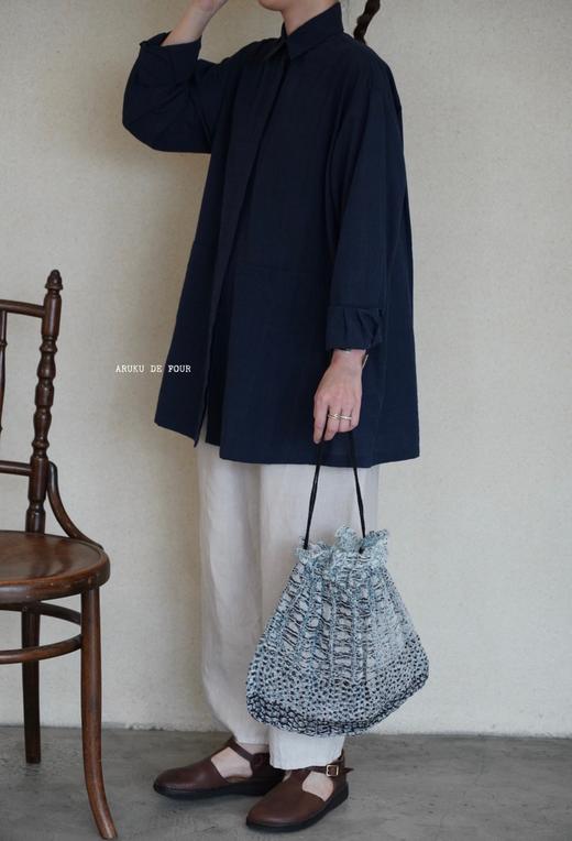 KHADI&CO 大口袋长款宽松衬衫 商品图6