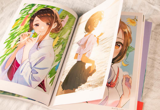PIXIV知名插画家森仓圆首本画集，《四季恋歌：森仓圆作品集》“绊爱”的设计者 商品图4