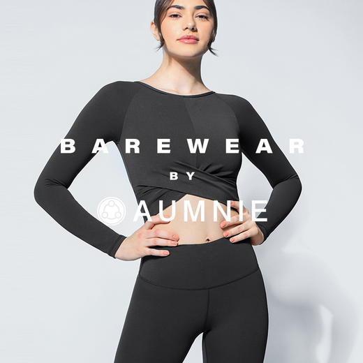 裸感前环绕长袖上衣 / NUDE FRONT WRAP LST  裸感系列 商品图7