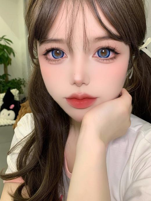 【大直径】Agenscolor-波斯菊蓝- 14.5mm 【年抛 度数0-1000度 无525/575】 商品图5