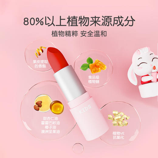 莱索兔 儿童口红套盒可爱安全温和唇膏 商品图1