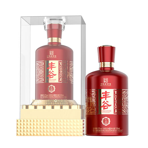 丰谷k30浓香型白酒52度500ml*1瓶（买1送1） 商品图0