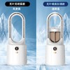 桌面小风扇超静音家用卧室智能LED屏显冷风无叶加湿喷雾风扇批发 商品缩略图2