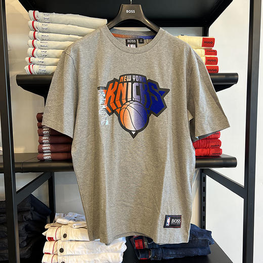 HUGO BOSS/胡戈波士 男士舒适印花运动休闲短袖T恤 商品图0