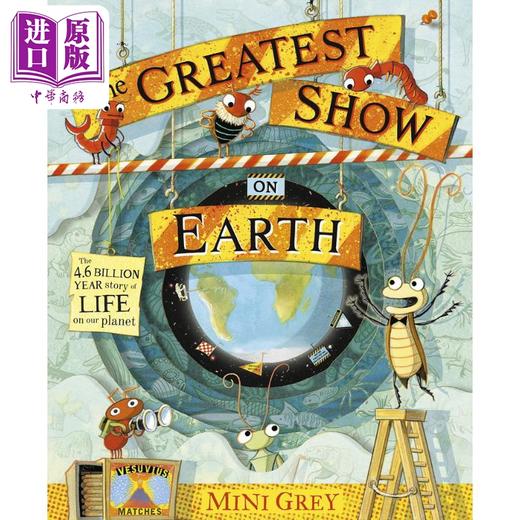 【中商原版】米妮格雷：地球上的选秀 The Greatest Show on Earth 英文原版 儿童科普绘本 知识百科图画书 精品绘本 进口图书 商品图0