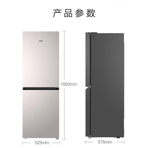 海尔（Haier）冰箱 BCD-201WGHC290Y1 商品图10