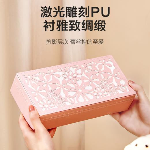 6F TAYOHYA/多样屋 花满楼双开创意首饰盒收纳盒方形高档耳环项链盒 商品图1