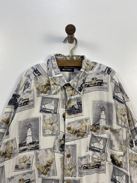 90年代 Vintage puritan 韩国制 夏威夷衬衫_HWIS(L)