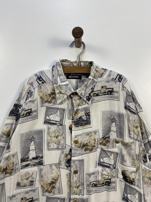 90年代 Vintage puritan 韩国制 夏威夷衬衫_HWIS(L) 商品图0