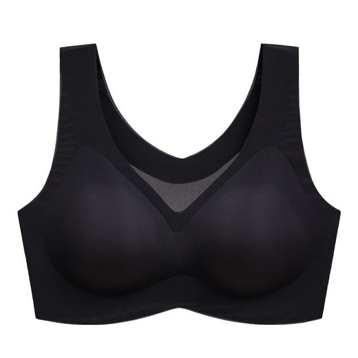 【凉感无痕bra！果冻软支撑】超薄无痕果冻软支撑背心式内衣，，一片式舒适聚拢固定杯，无钢圈设计更贴合身形，让你穿着更舒适自由。 商品图8