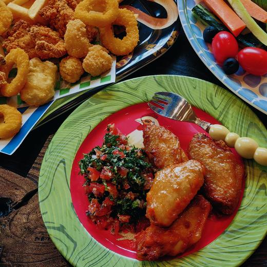 [屁侠推荐]圣农 嘟嘟翅 经典大号翅中 饱满烤鸡翅中 280g*4袋 商品图0