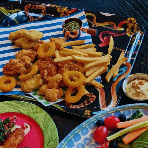 [屁侠推荐]圣农 半成品炸鸡 小食套餐 鸡米花、脆皮炸鸡、鸡块、洋葱圈  5包共1200g 商品图0