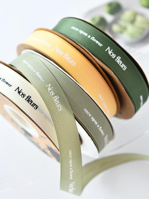 2.0罗纹英文字母素色丝带（A级） 商品图0