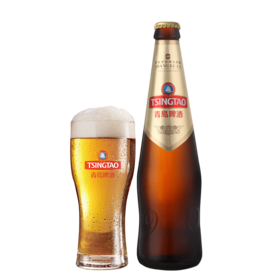 青岛啤酒（TsingTao）青岛啤酒香格里拉大瓶450mlX12定制款啤酒